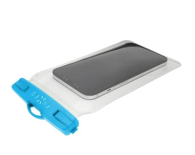 Vodotěsný obal - FIXED Float - IPX8 a kvalitním uzamykacím systémem, pro mobily až do 9,5 x 17,5 cm, modrý