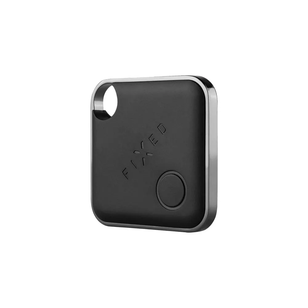 Chytrý lokátor smart tracker FIXED Tag kompatibilní s Apple Find My (Najít) - černý