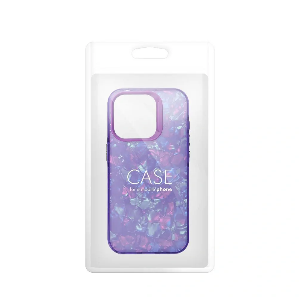 Pouzdro Coolcase TUTTI FRUTTI - Apple iPhone 15 Pro - fialové