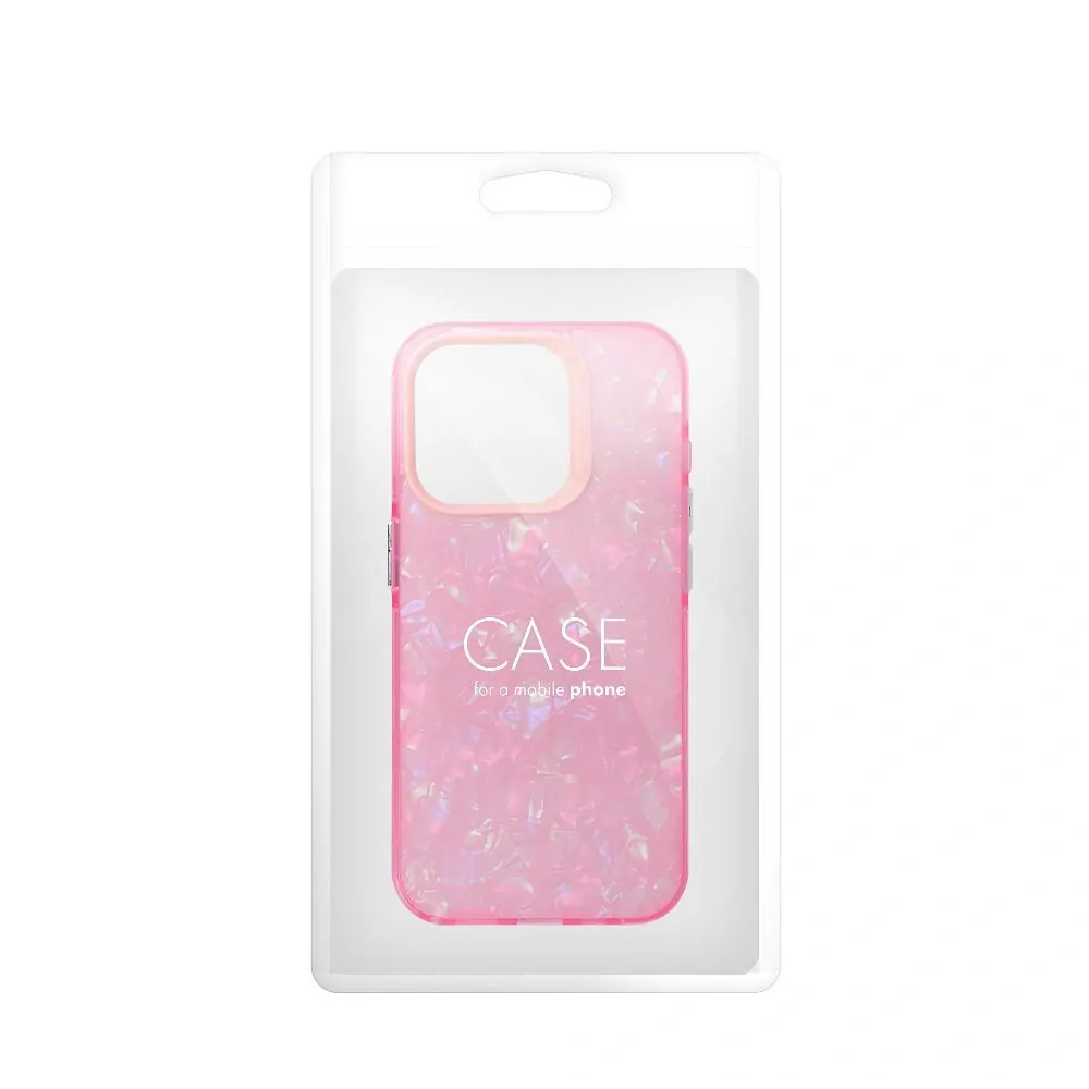 Pouzdro Coolcase TUTTI FRUTTI - Apple iPhone 14 Pro - růžové