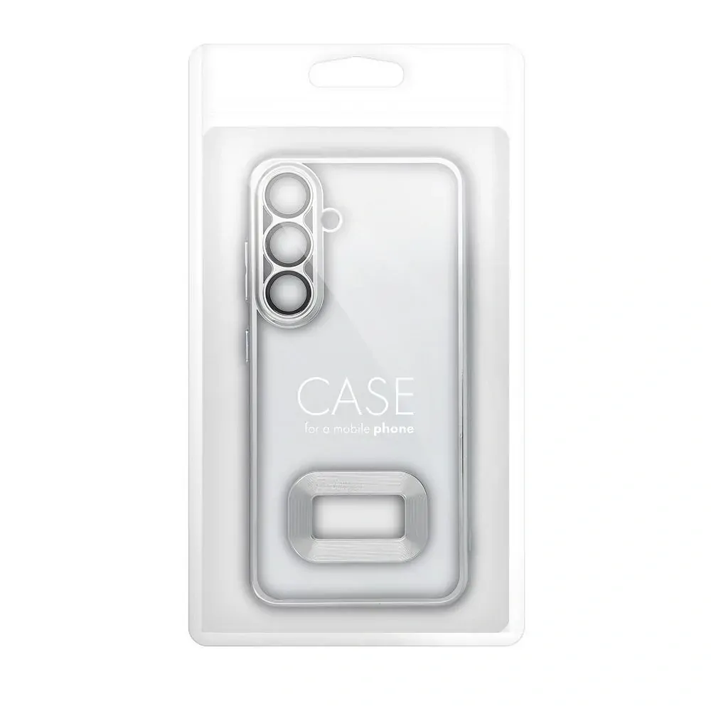 Pouzdro Coolcase Glam - Samsung Galaxy A25 5G - stříbrné