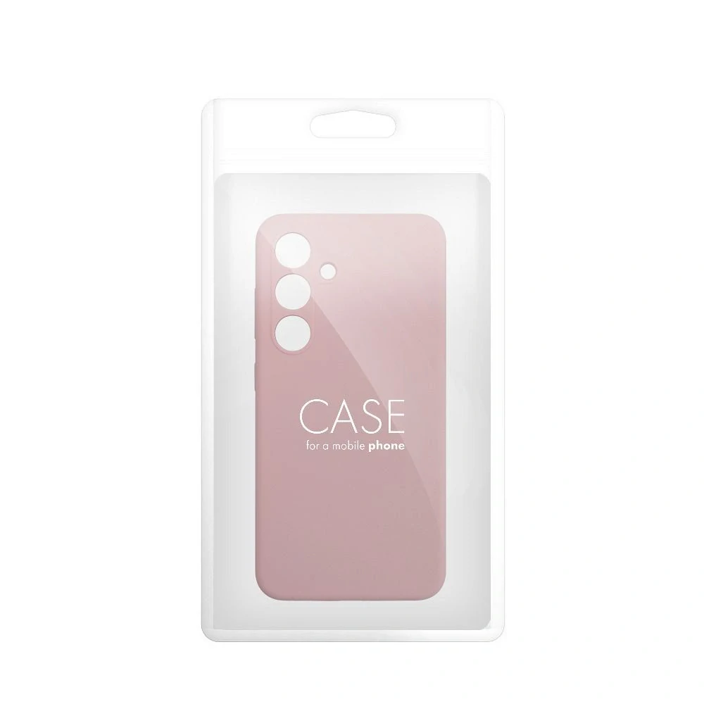 Silikonové pouzdro Coolcase SILICONE 2mm - Samsung Galaxy A55 5G Pískově růžové
