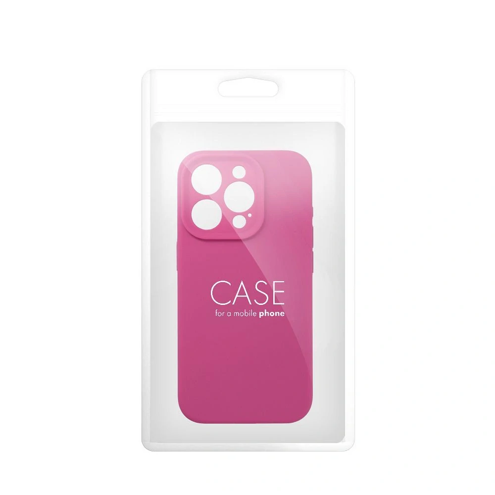 Silikonové pouzdro Coolcase SILICONE 2mm - Apple iPhone 15 Pro Tmavě růžové