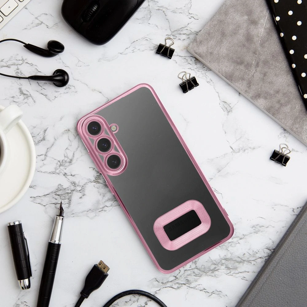 Pouzdro Coolcase Glam - Samsung Galaxy A15 5G - růžové