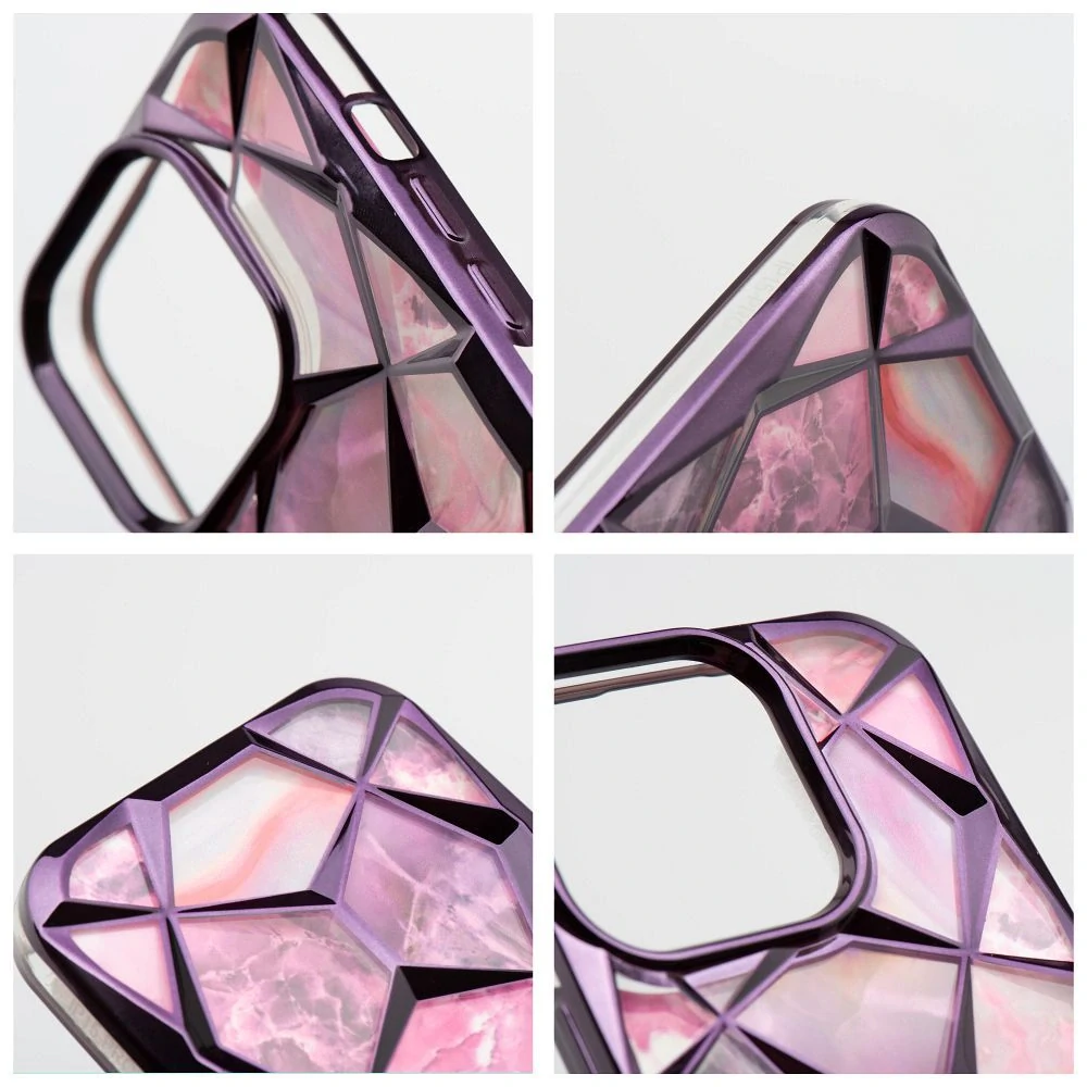 Pouzdro Coolcase TWINKI - Apple iPhone 16 Pro - fialové