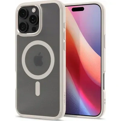Odolnější pouzdro SPIGEN Ultra Hybrid Mag s MagSafe - Apple iPhone 16 Pro - Frost natural titanium