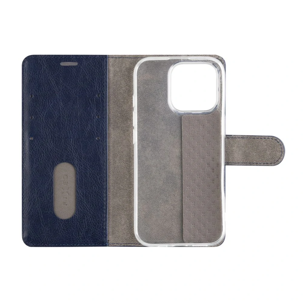 Knížkové flip pouzdro Fixed Opus - Apple iPhone 16 Pro, modré