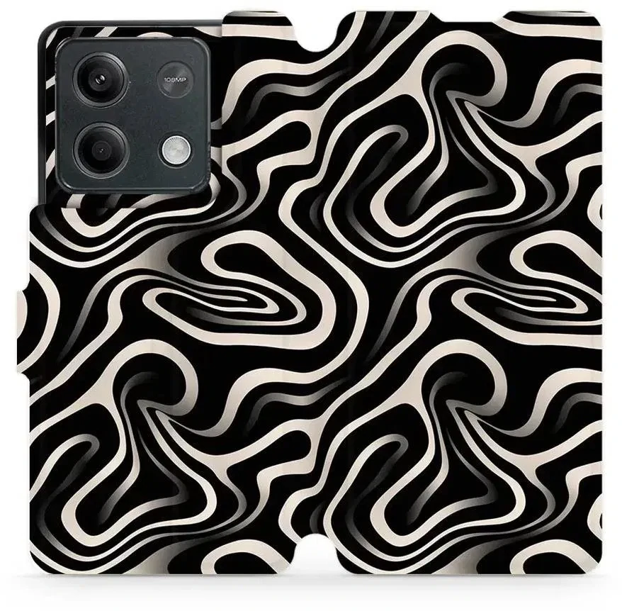 Knížkové flip pouzdro Mobiwear Design PRO - Xiaomi Redmi Note 13 Pro 5G / POCO X6 5G - PA63G  - VÝPRODEJ