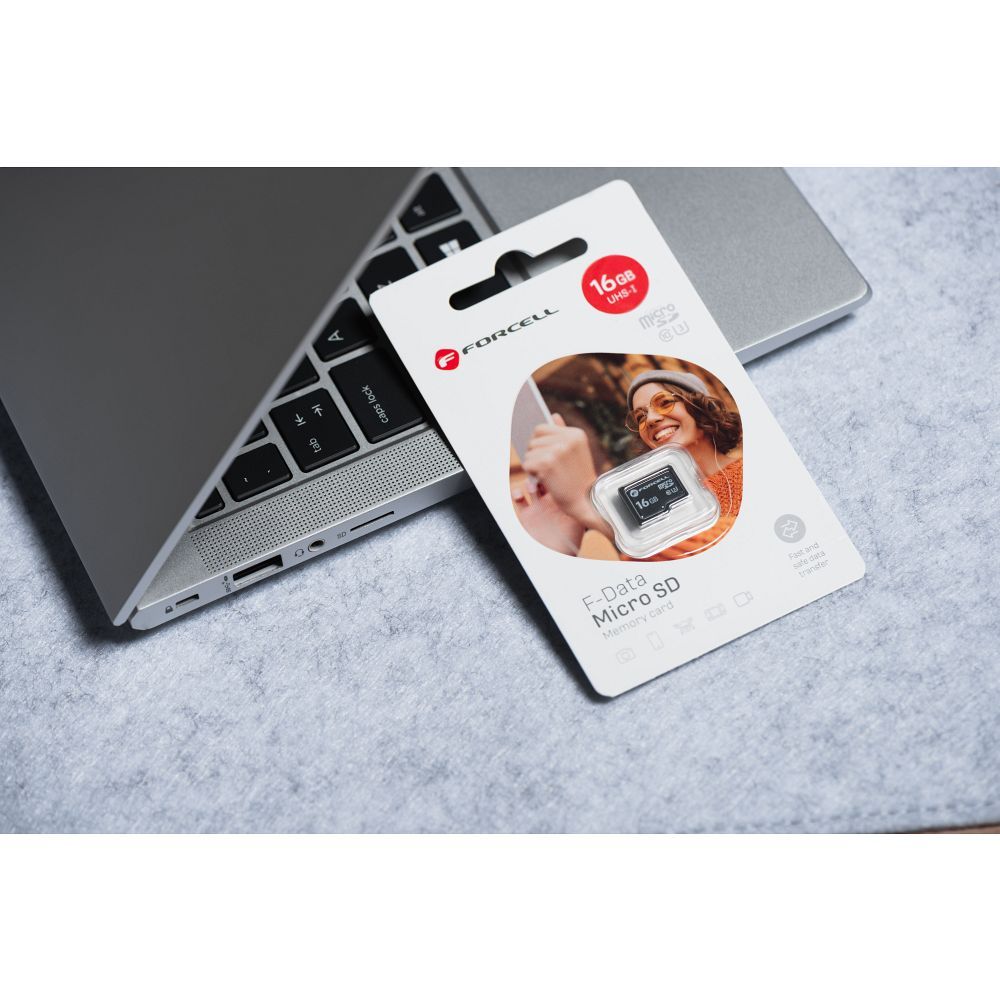 Paměťová karta micro SD - FORCELL F-DATA UHS-I U3 - 16GB Class 10