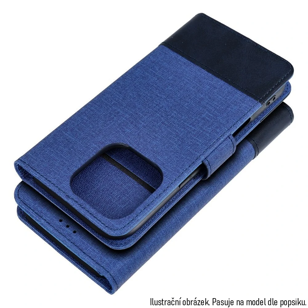 Knížkové flip pouzdro - Samsung Galaxy A35 5G - COOLCASE GOMMA BOOK - modré