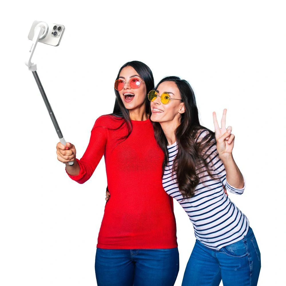 MagSelfie S100M – Selfie tyč s MagSafe® a stabilizátorem - černá
