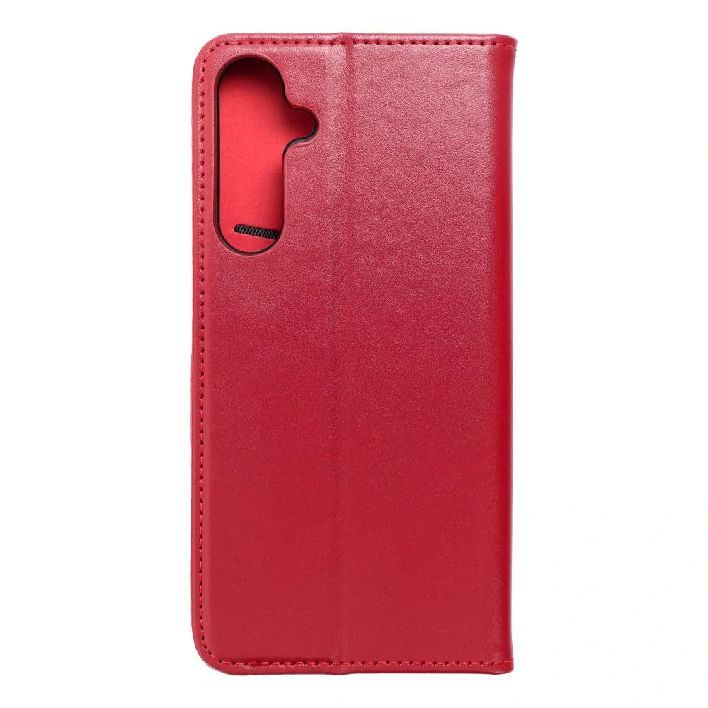 Flipové kožené pouzdro Forcell Leather Samsung Galaxy A55 5G – bordové