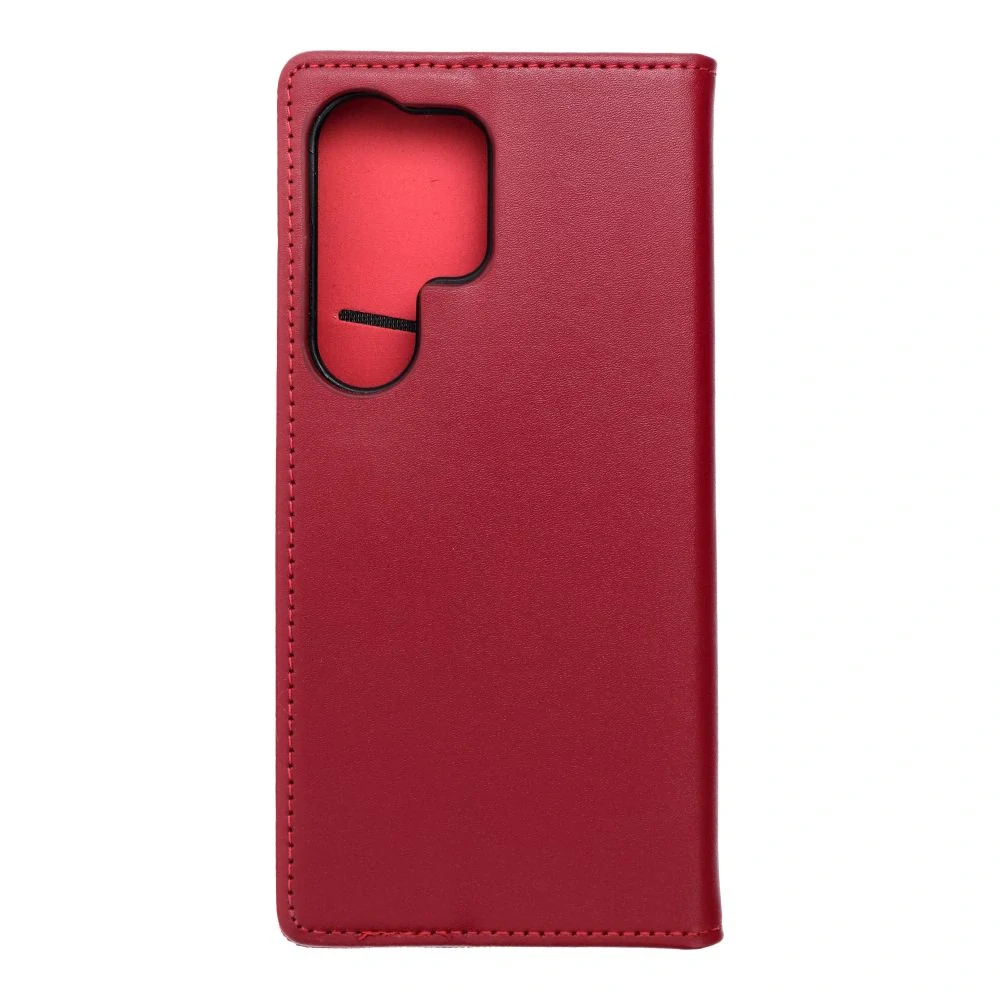 Pouzdro SMART PRO Book kožené Samsung Galaxy S25 Ultra – červené
