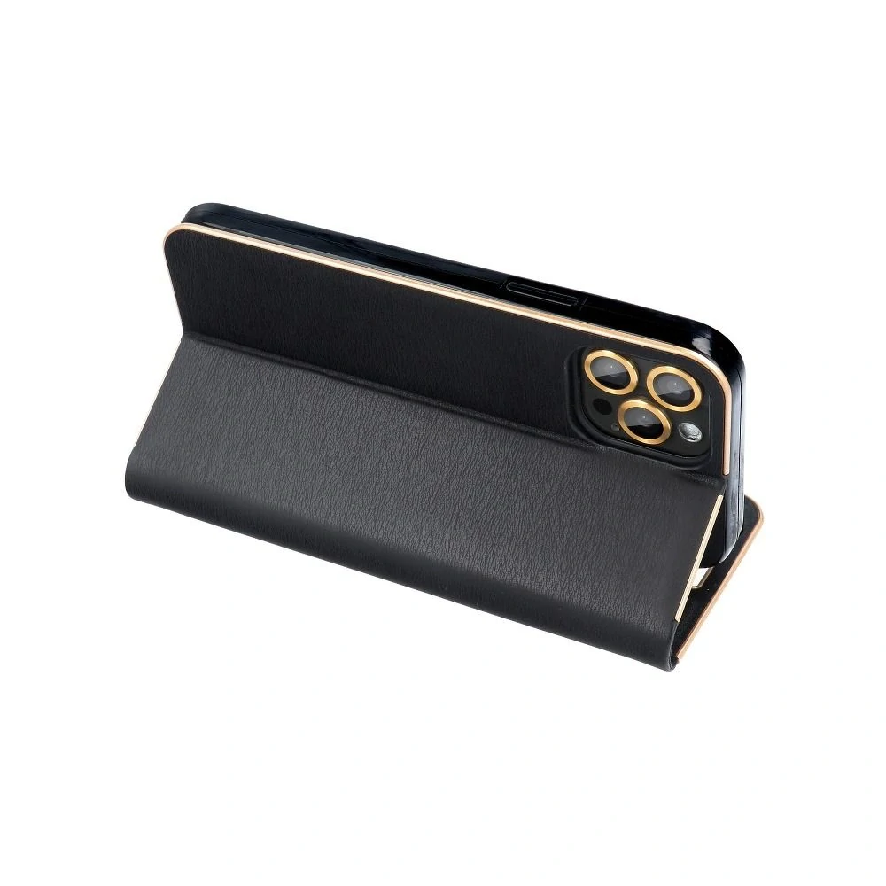 Flip pouzdro LUNA Book Gold Samsung Galaxy A36 5G – černé