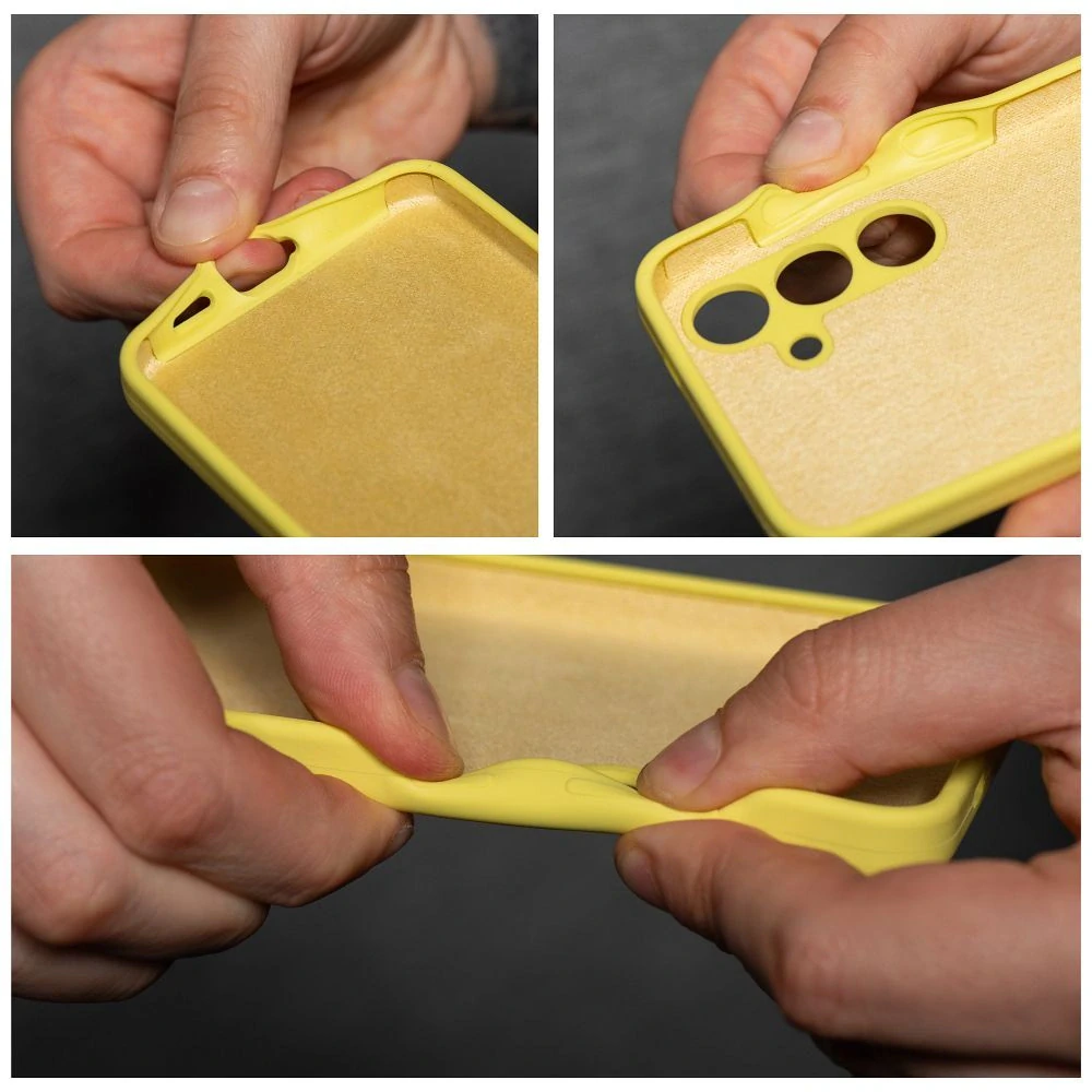 Silikonové pouzdro SILICONE 2mm pro Samsung Galaxy A26 5G – žluté