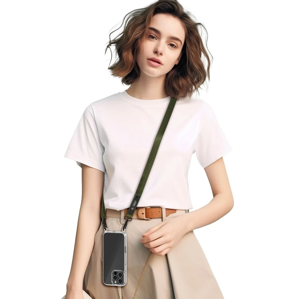 Tech-Protect C6S Crossbody Šňůrka 2v1 – khaki