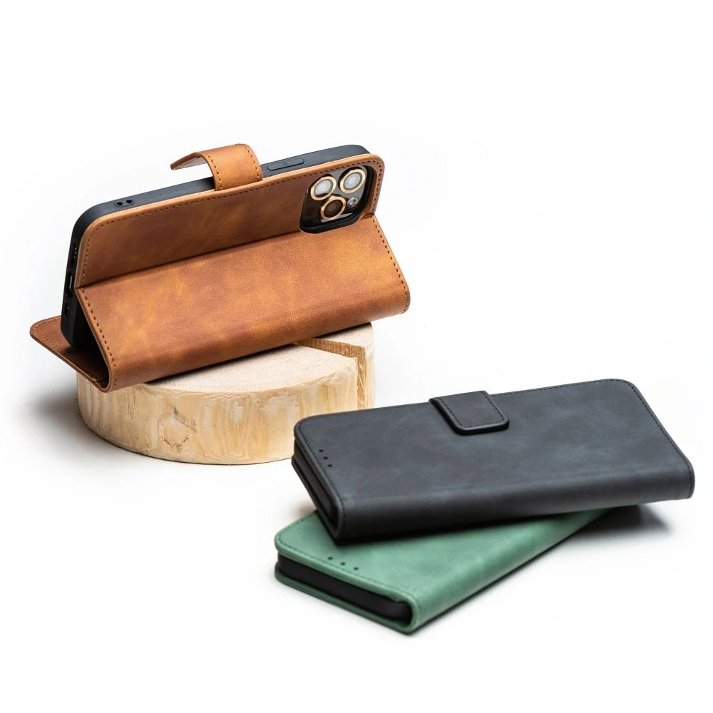 Flip pouzdro TENDER Book – Samsung Galaxy A16 5G, hnědé