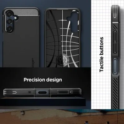 Odolné pouzdro Spigen Rugged Armor – Samsung Galaxy A16 4G / 5G, černé