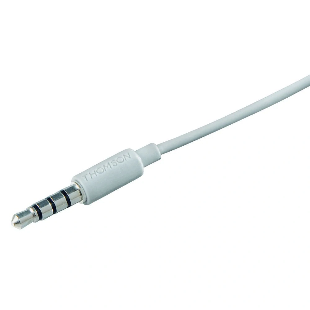 Sluchátka Thomson EAR3005GY – Jack 3,5 mm, s mikrofonem, šedé