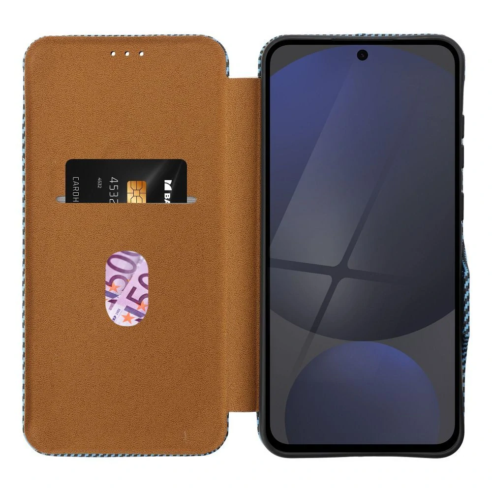 Flipové pouzdro FOLIO Side Magnet – Redmi Note 14 Pro 5G, modré