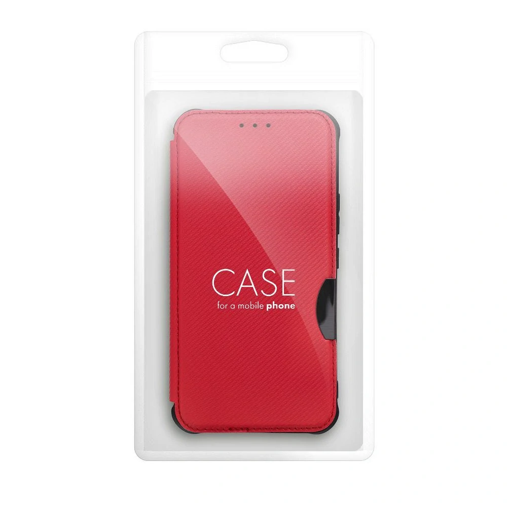 Flipové pouzdro RAZOR Book – Redmi 14C / Poco C75, červené