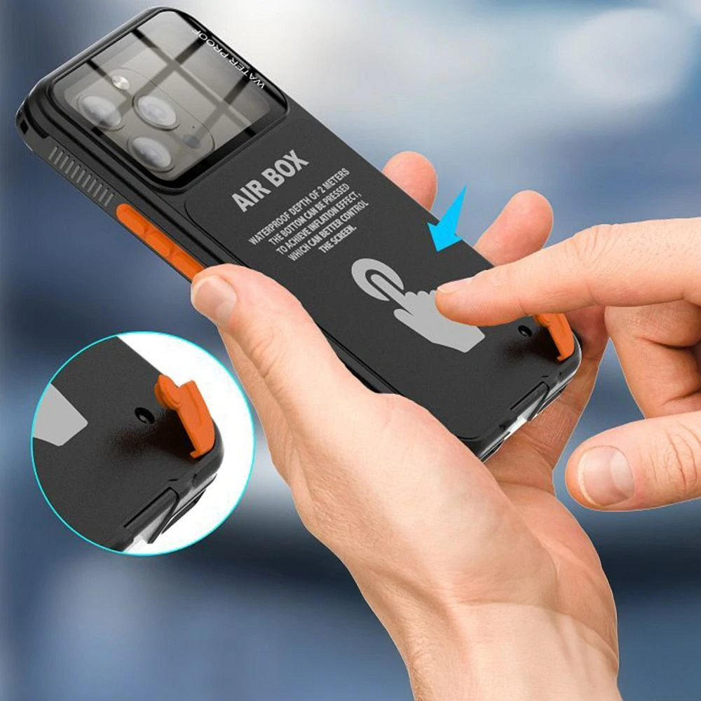 Voděodolné pouzdro SHELLBOX AIRBOX 6.1 – černé