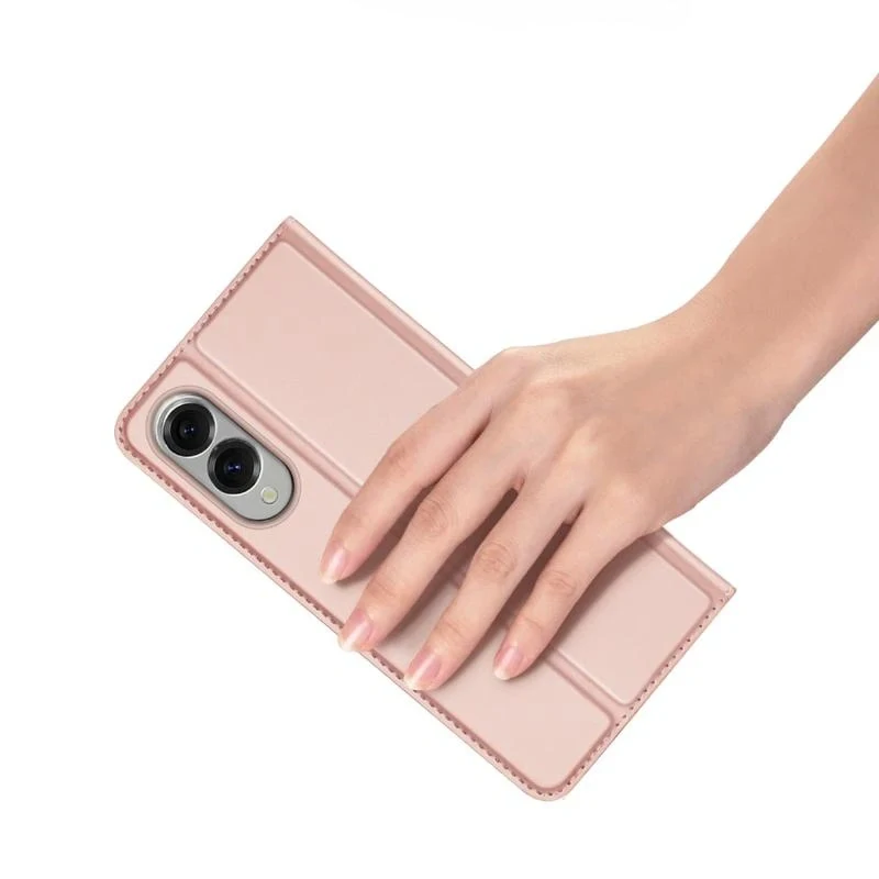 Pouzdro Dux Ducis Skin Pro – Samsung Galaxy S25 Edge, růžové