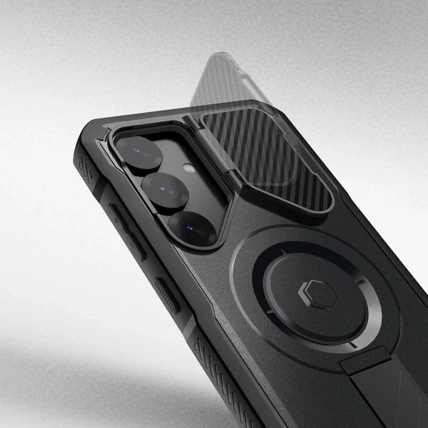 Pouzdro Kevlar MagSafe+ Samsung Galaxy S25 Plus černé