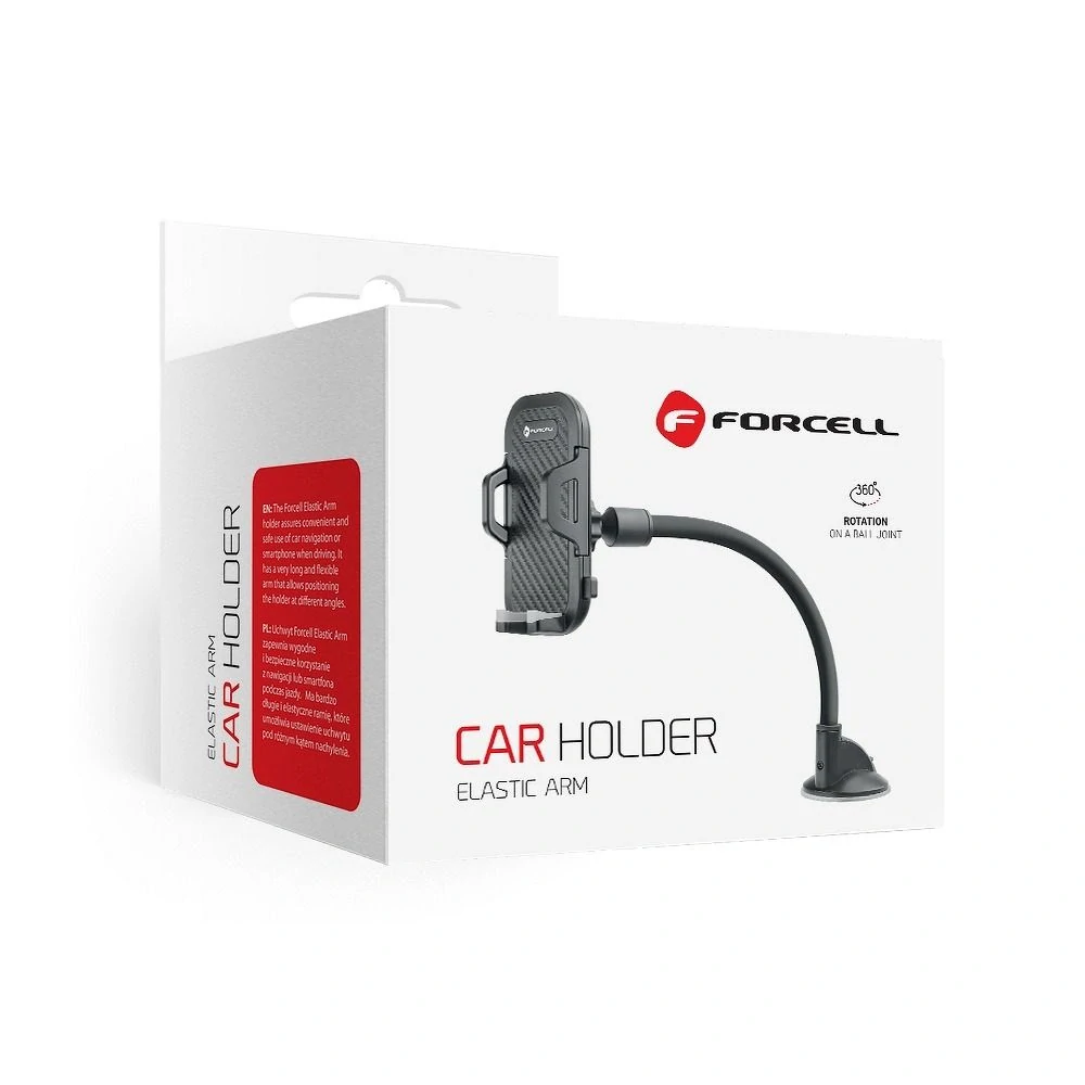 Držák Forcell F-Grip Bracket 17 cm - černý