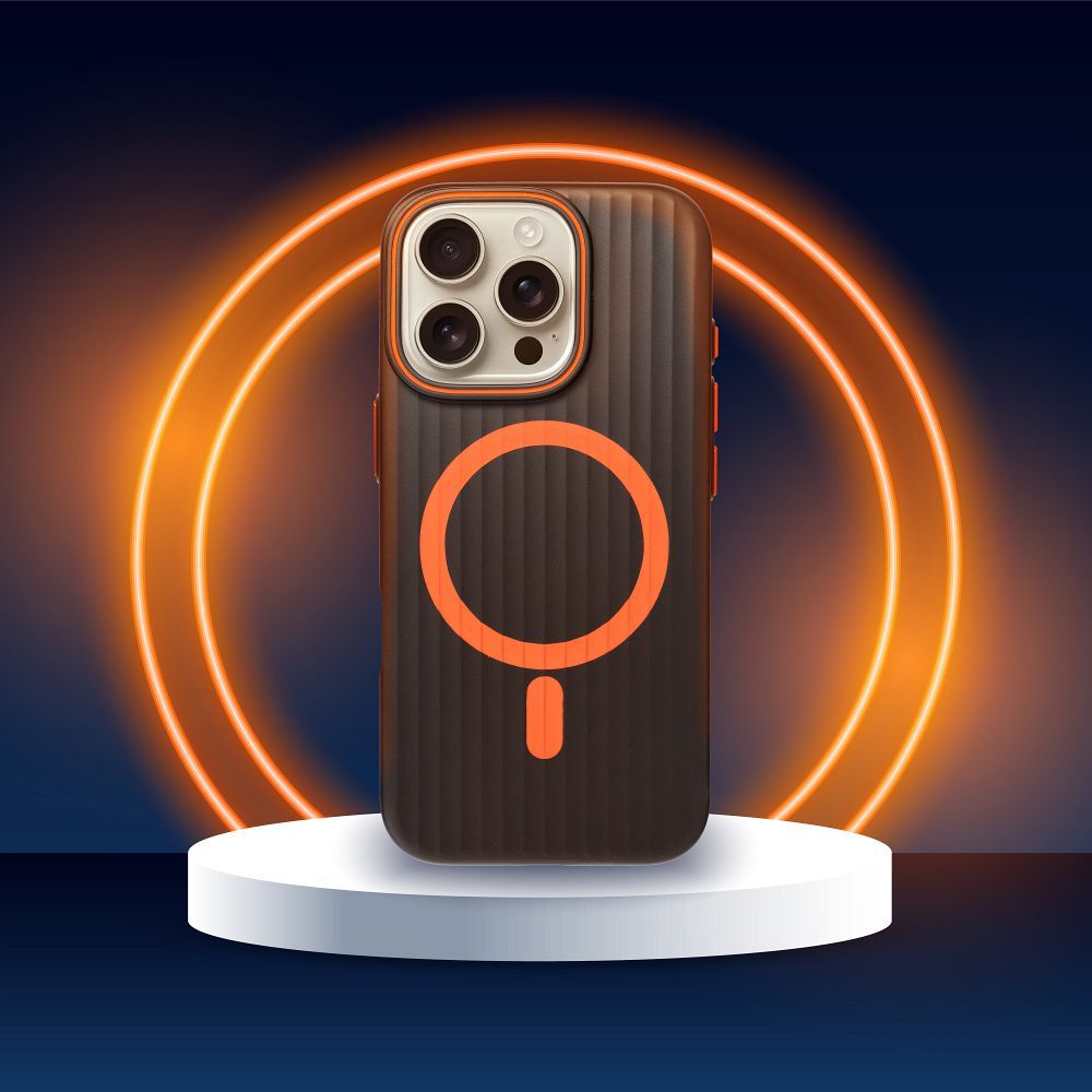 Pouzdro Simply MagSafe iPhone 16 Pro titan černé