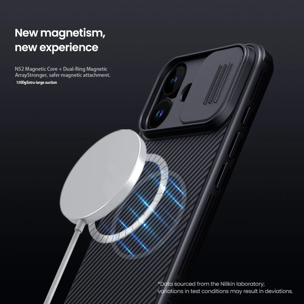 Nillkin CamShield PRO Magnetic iPhone 17 – černý kryt