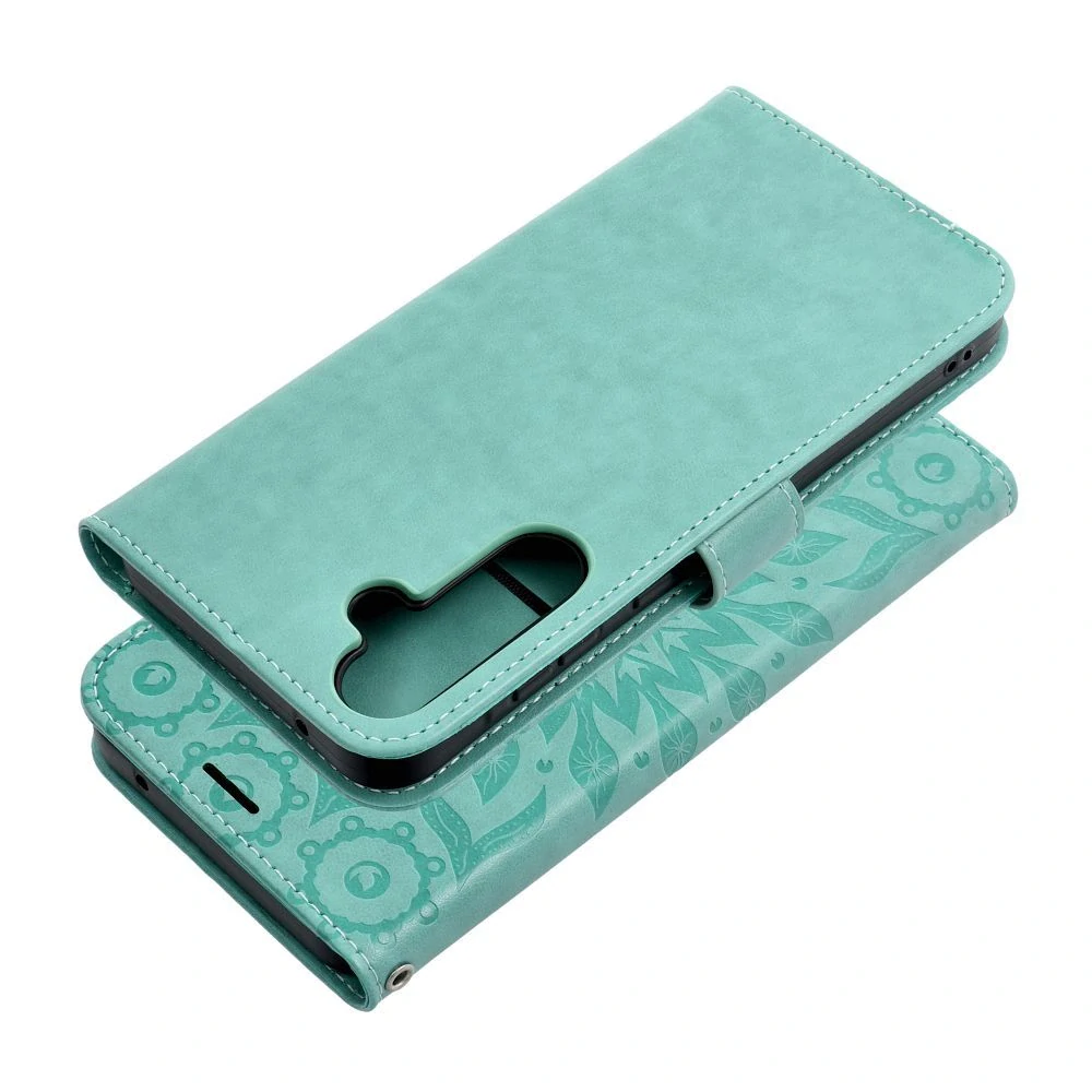 MEZZO Book pouzdro Samsung Galaxy A17 – zelená mandala