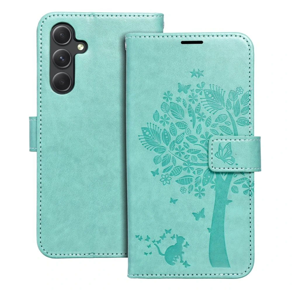 MEZZO Book pouzdro Samsung Galaxy A17 – zelený strom