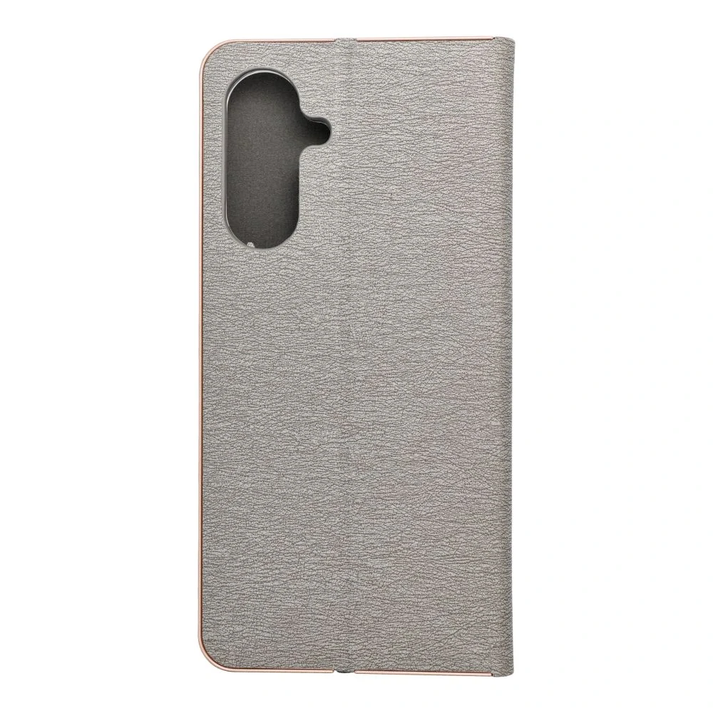 LUNA Book Gold pouzdro Samsung Galaxy A17 - stříbrné
