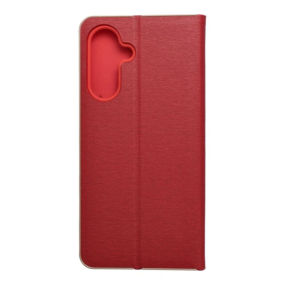 LUNA Book Gold pouzdro Samsung Galaxy A17 - červené