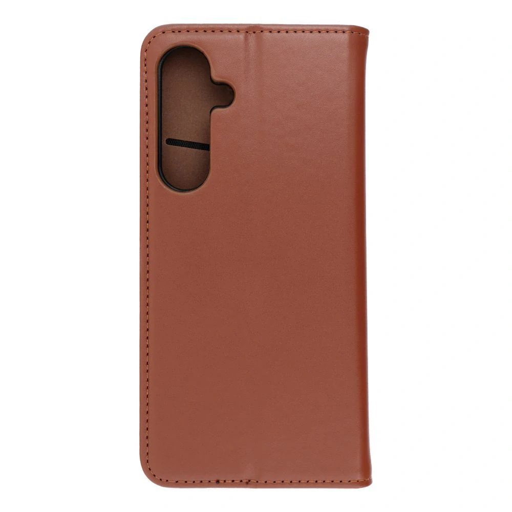 Kožené SMART PRO Book pouzdro Samsung Galaxy A17 - hnědé