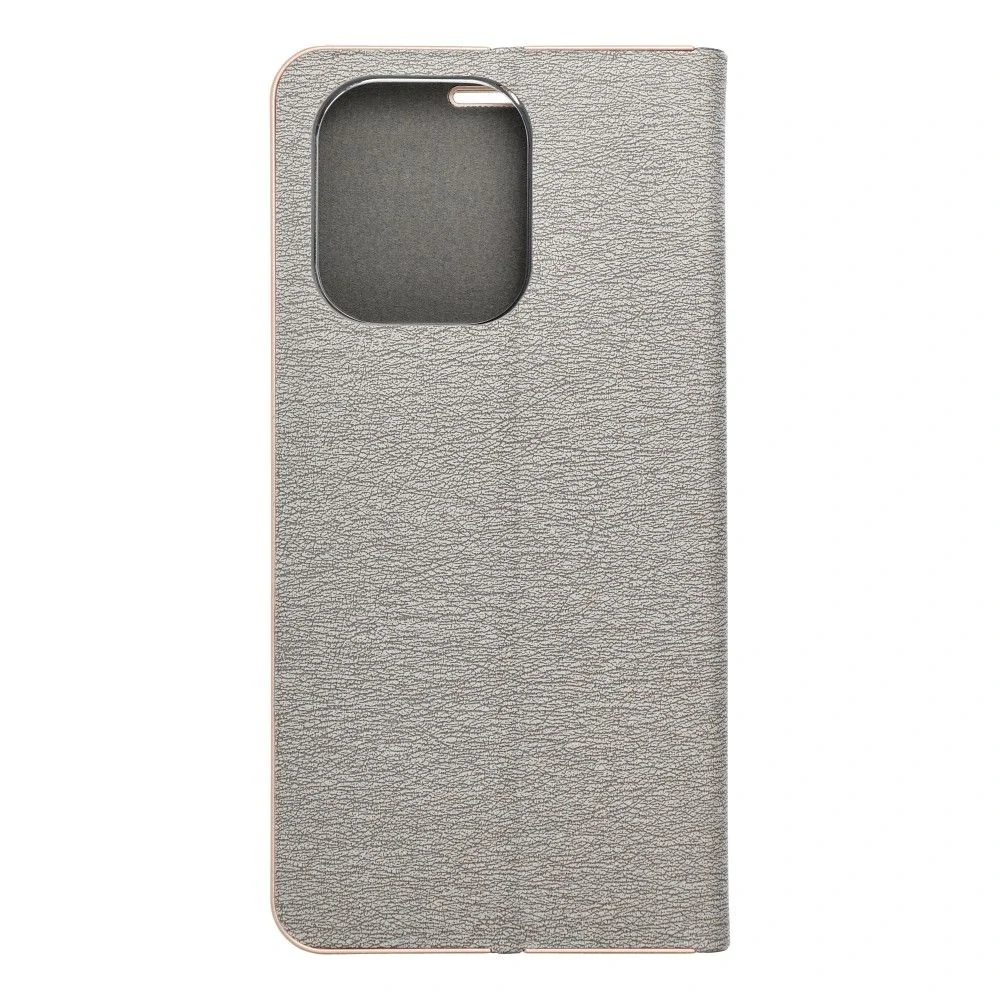 Flip pouzdro LUNA Book Gold na mobil Xiaomi Redmi 15C – stříbrné