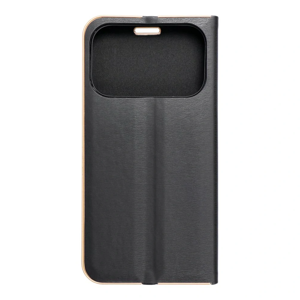 Flipové pouzdro LUNA Book Gold pro iPhone 17 Pro černé