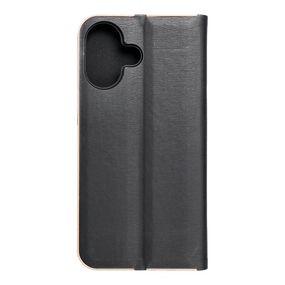 Flipové pouzdro LUNA Book Gold pro iPhone 17 černé