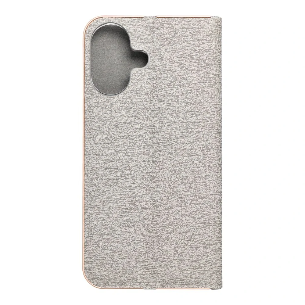 Flipové pouzdro LUNA Book Gold pro iPhone 17 šedé