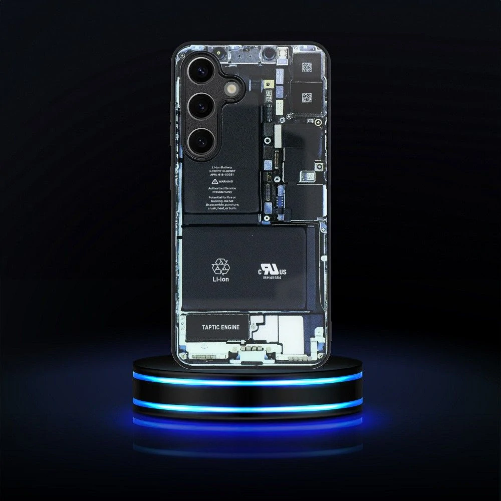 Pouzdro TECH s tvrzeným sklem pro Xiaomi Redmi Note 13 Pro 4G - vzor 1