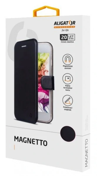 Flipové pouzdro Aligator Magnetto S8000 – černé