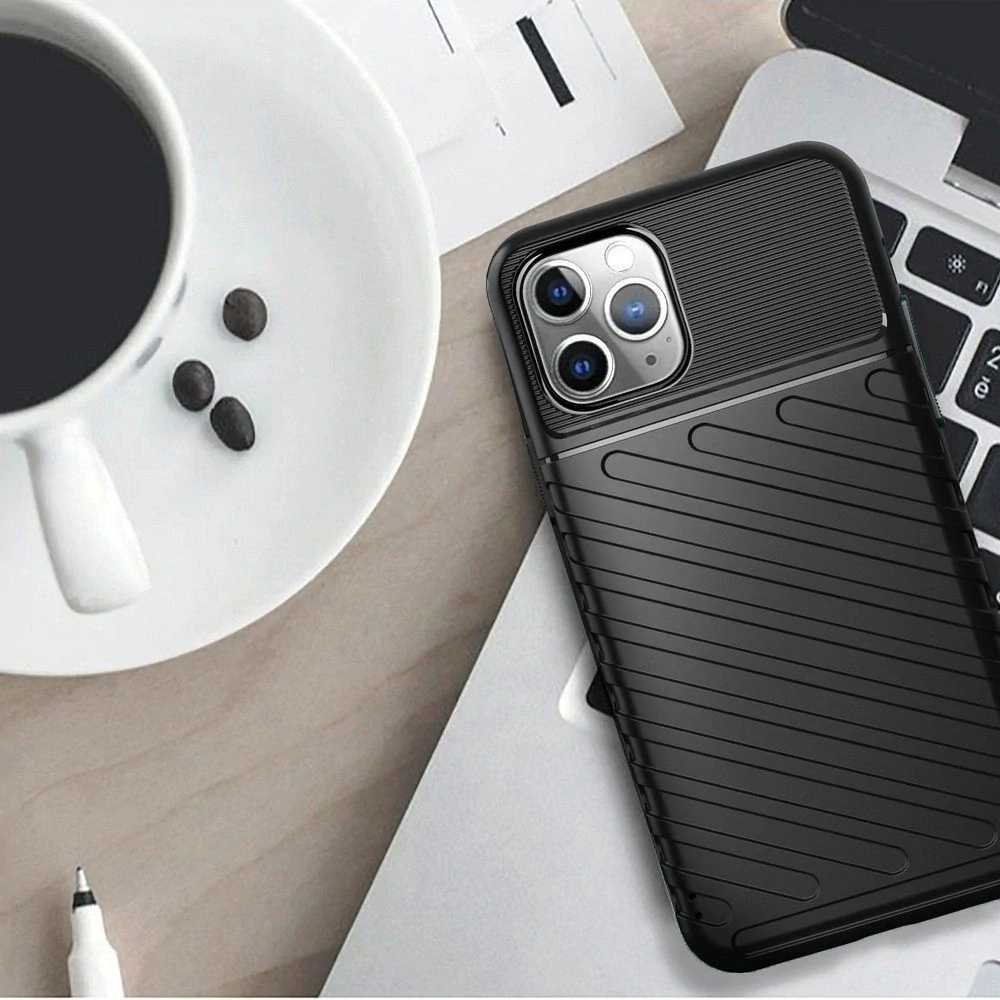 Odolné pouzdro Forcell Thunder Apple iPhone 16e / iPhone 17e – černé
