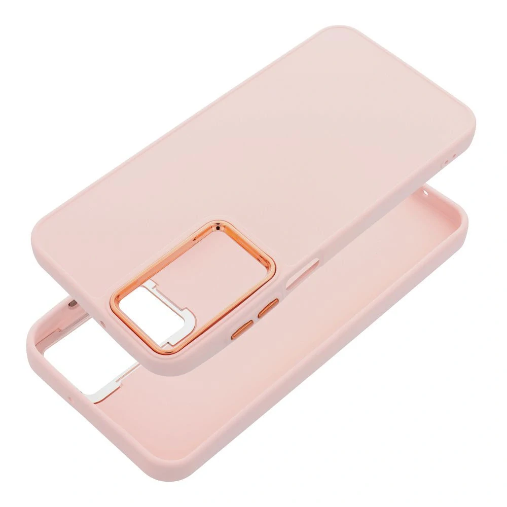 Forcell Frame pouzdro Samsung Galaxy A06 – pudrově růžové