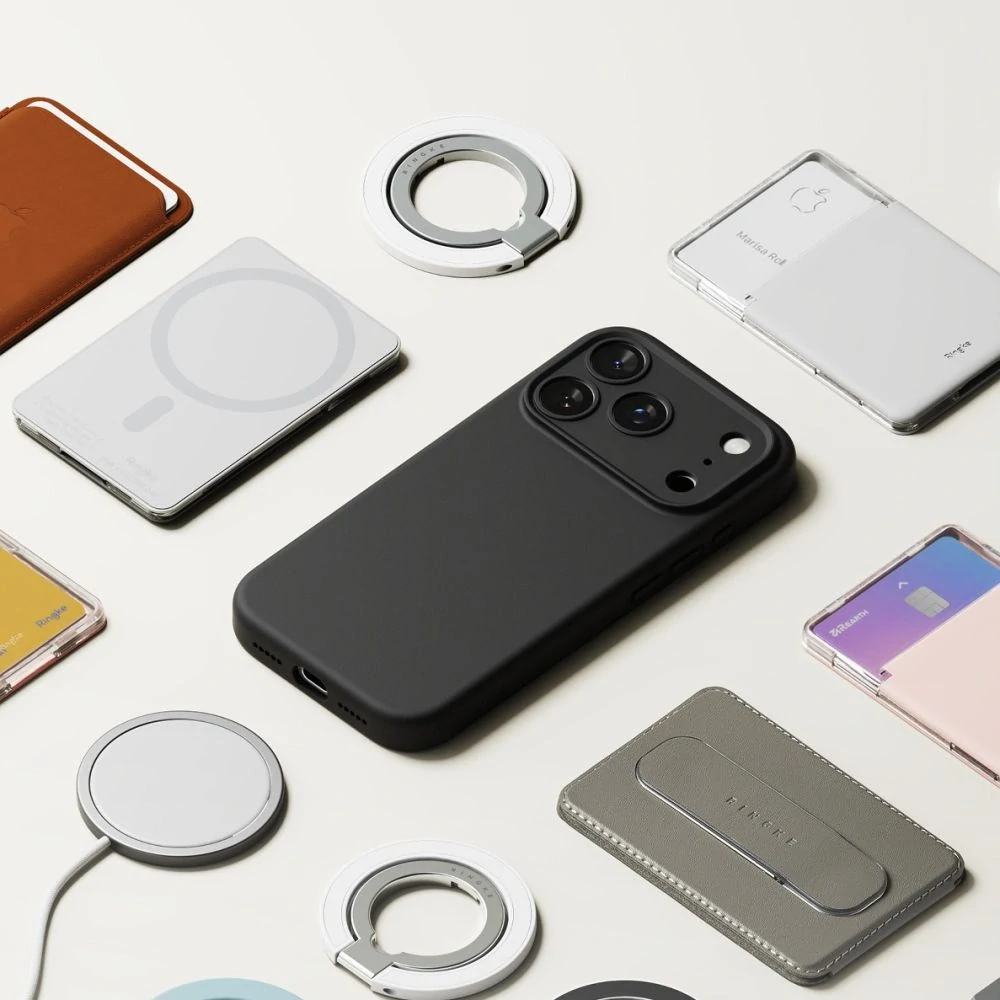 Kryt Ringke Silicone MagSafe Apple iPhone 17 Pro - černý