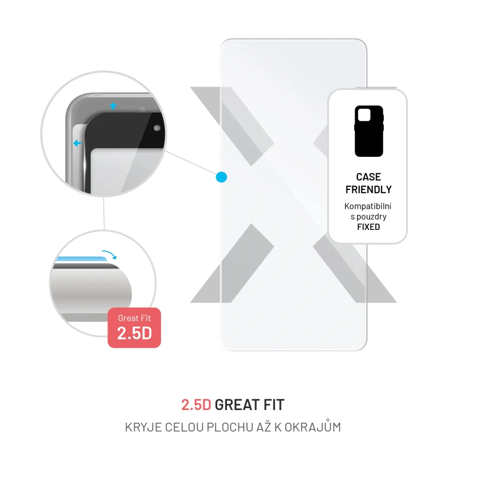 Ochranné tvrzené sklo FIXED pro Samsung Galaxy A35 5G, čiré 8591680162321