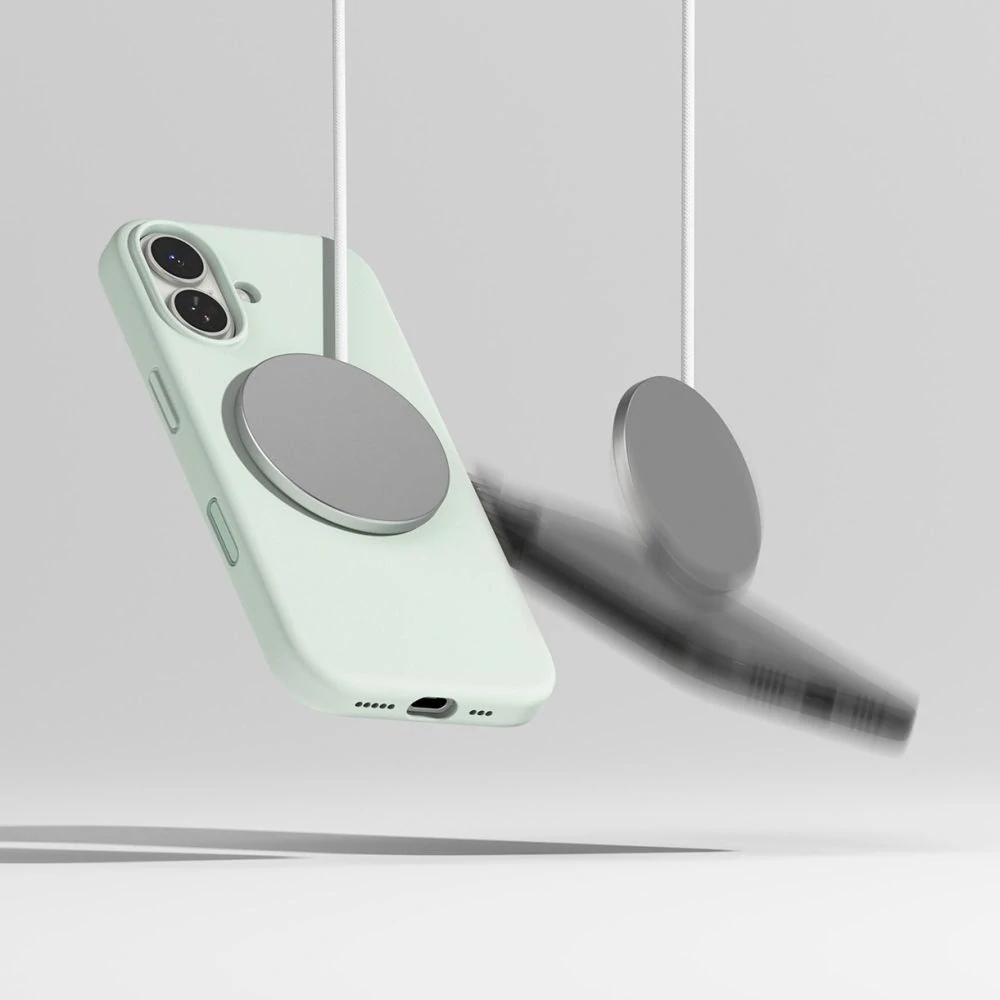 Kryt Ringke Silicone MagSafe iPhone 17 mint