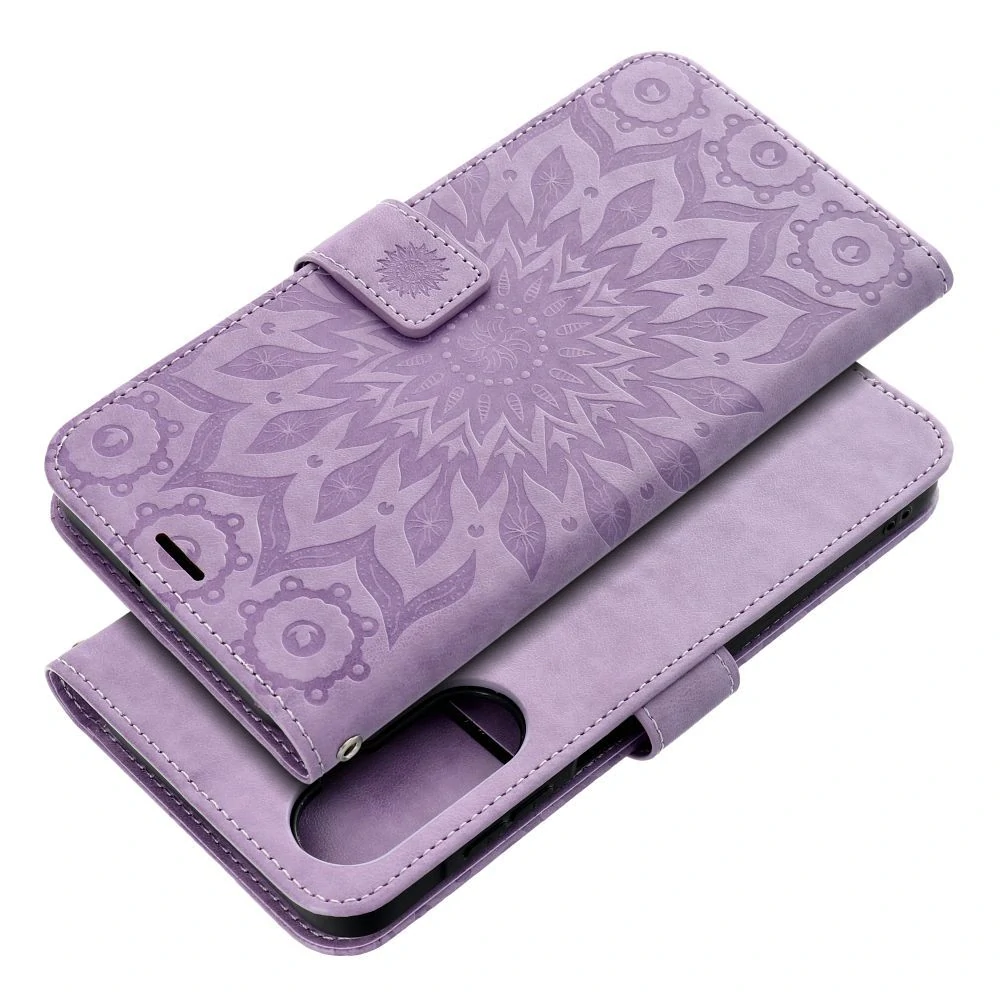 Flip pouzdro na mobil Samsung Galaxy A26 5G MEZZO Book mandala fialová