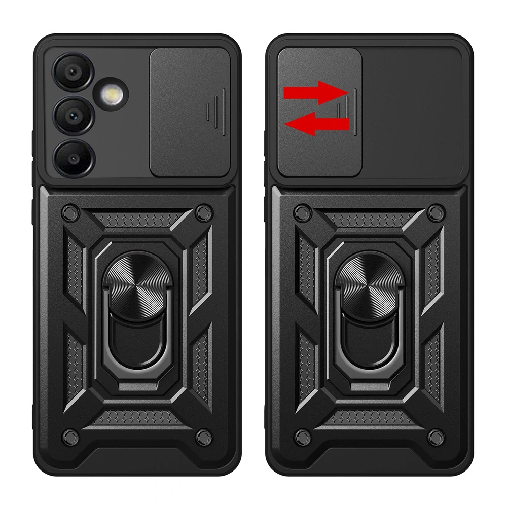 Odolné pouzdro na mobil Samsung Galaxy A36 Hybrid Armor Camshield černé