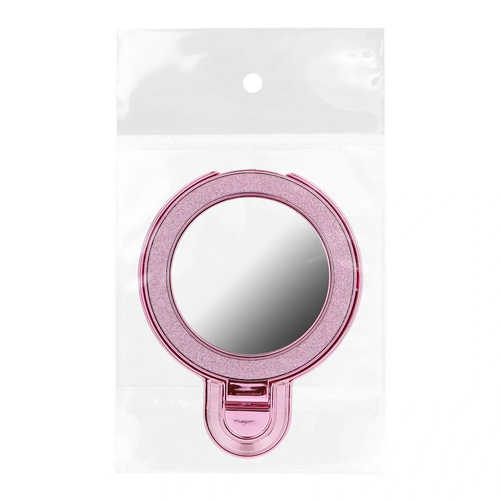 Stojan na telefon CIRCLE MIRROR nalepovací růžový